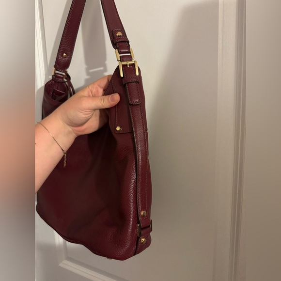 MICHAEL Michael Kors Belted Bedford Leather Hobo Shoulder Bag - Picture 6 of 8